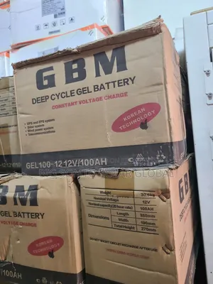 100ah/12v GBM Dry Cell Battery