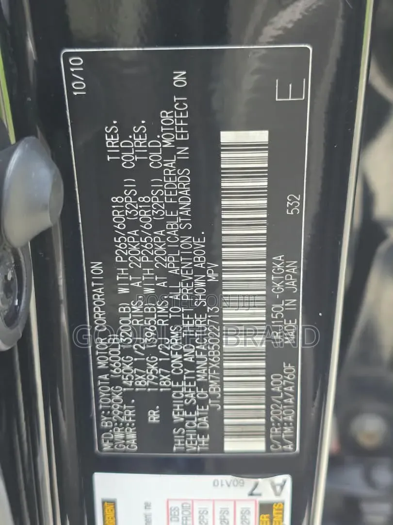 Lexus GX 460 2011 Black