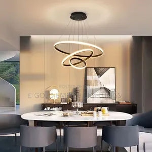 Modern Luxury LED Ring Chandelier – Elegant Ceiling Pendant Light