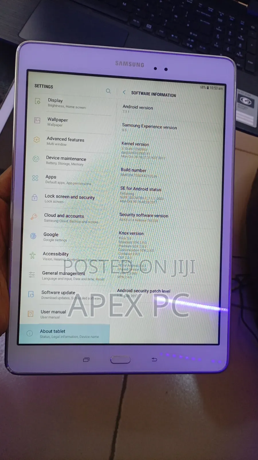 Samsung Galaxy Tab A 10.1 (2016) 32 GB White