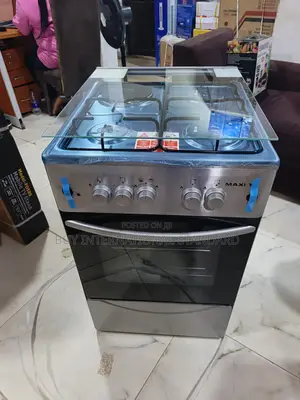 Maxi 50x50 Inox Kitchen Cooker With Gas and Electric Cooking Options