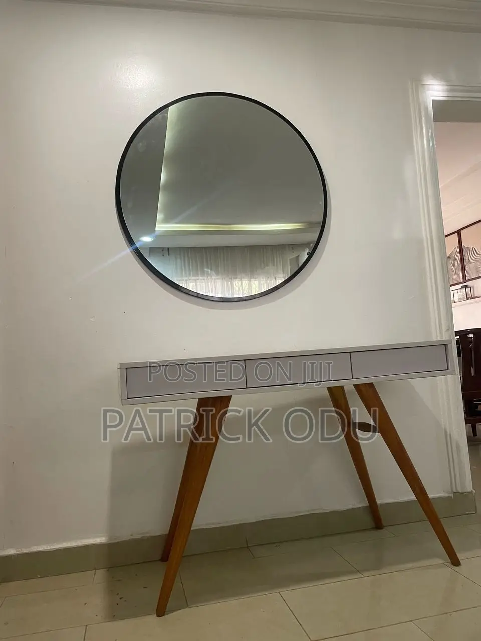 Console and Mirror