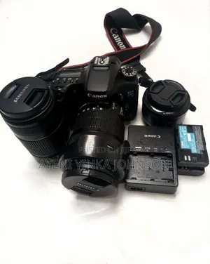 Canon 70d With 3 Lenses