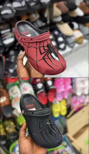 Premium Spider-Man Design Red Clogs - Casual Men's Sandals