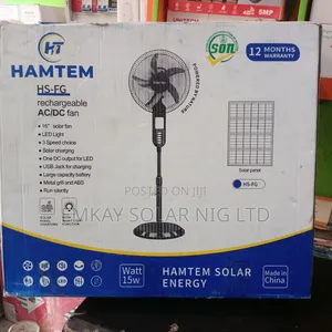 Hamtem 16inches Solar Fan