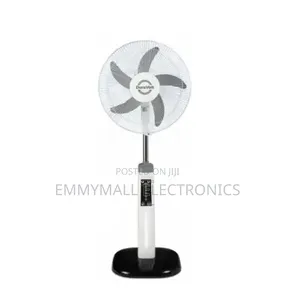 16inches Solar Rechargeable Fan With Panel, Bulb and Remote