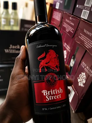 British Street Red Wine ( 12 Bottles in One Carton )