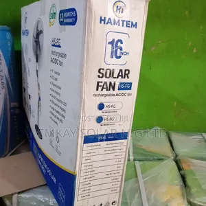 Hamtem Solar Rechargeable Fan