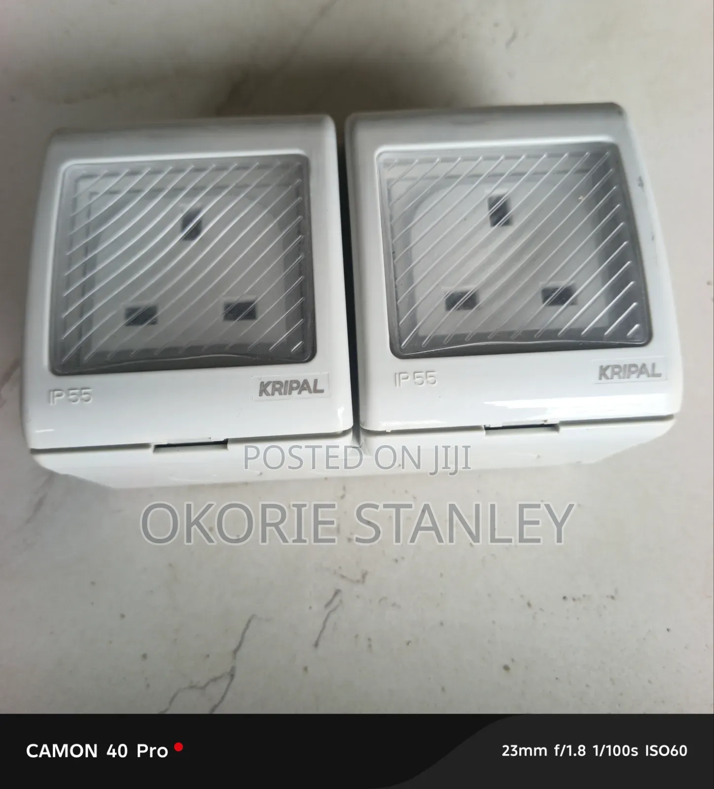 13amps Double Water Proof Socket