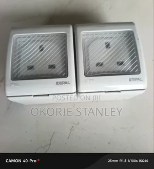 13amps Double Water Proof Socket