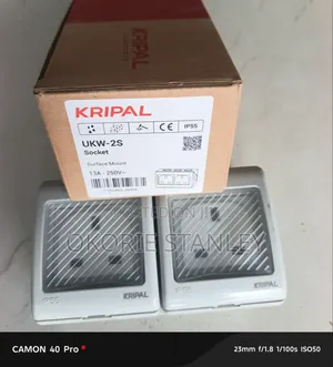 13amps Double Water Proof Socket
