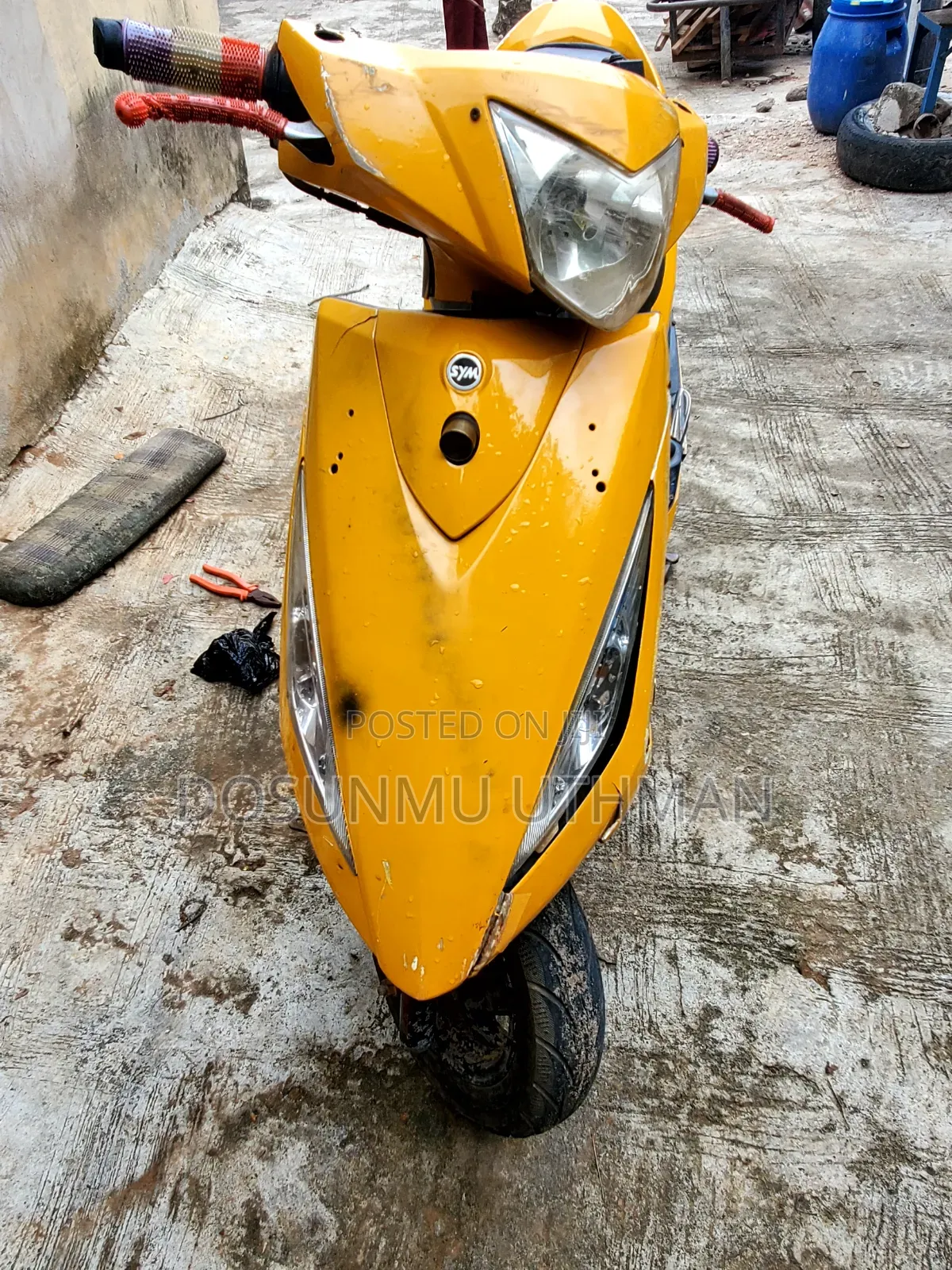 SYM Jet 2012 Yellow