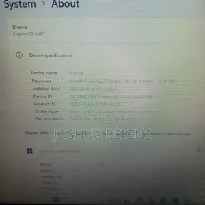 Laptop Dell Inspiron 15 3567 8GB Intel Core i5 HDD 2T