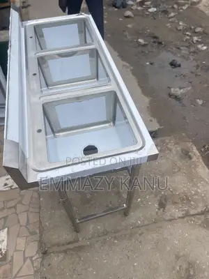 5ft Stainless Steel Commercial Sink With Stand