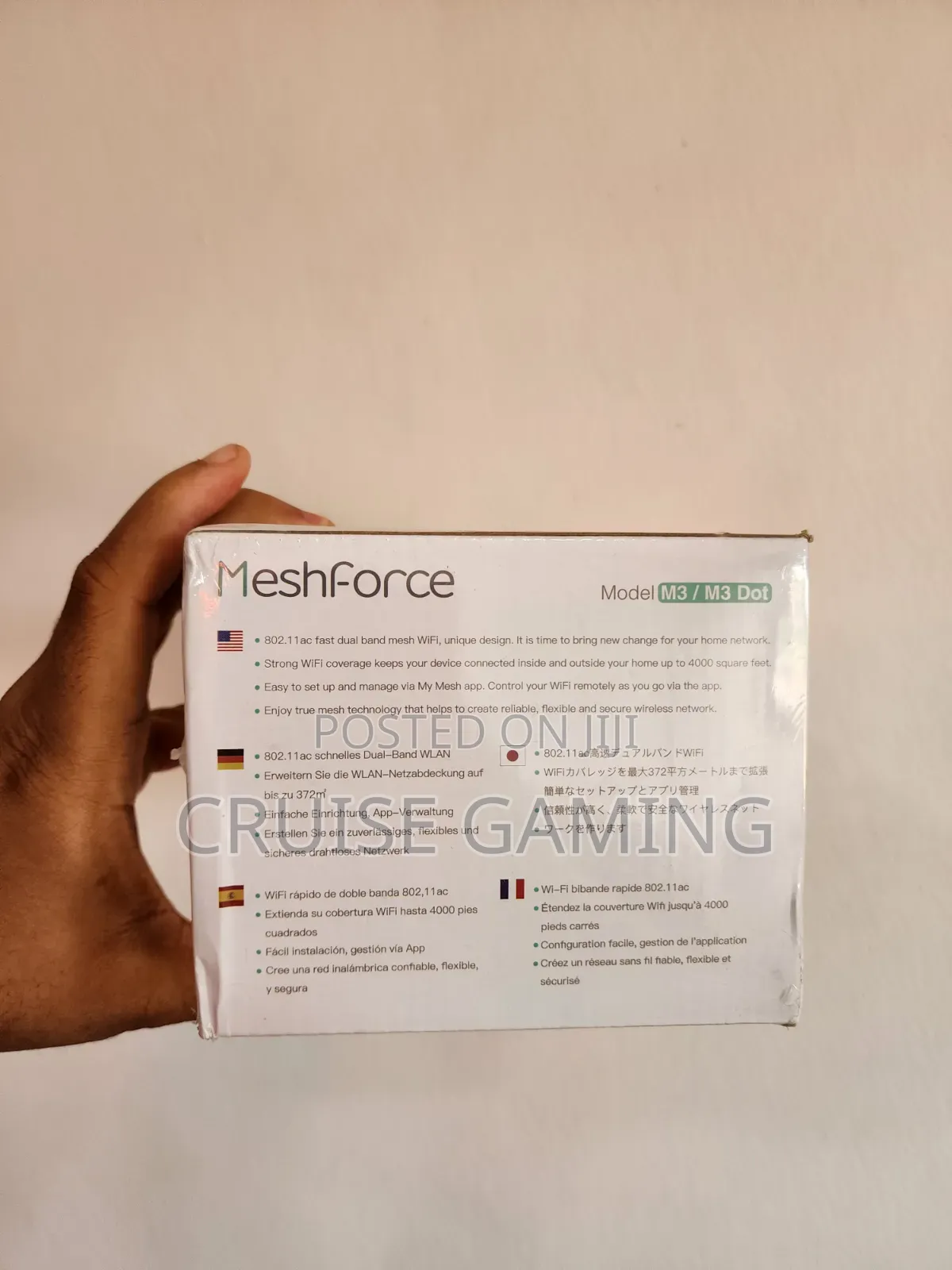Meshforce M3 Home Office Mesh Wifi System Extender 6000sq.ft With App