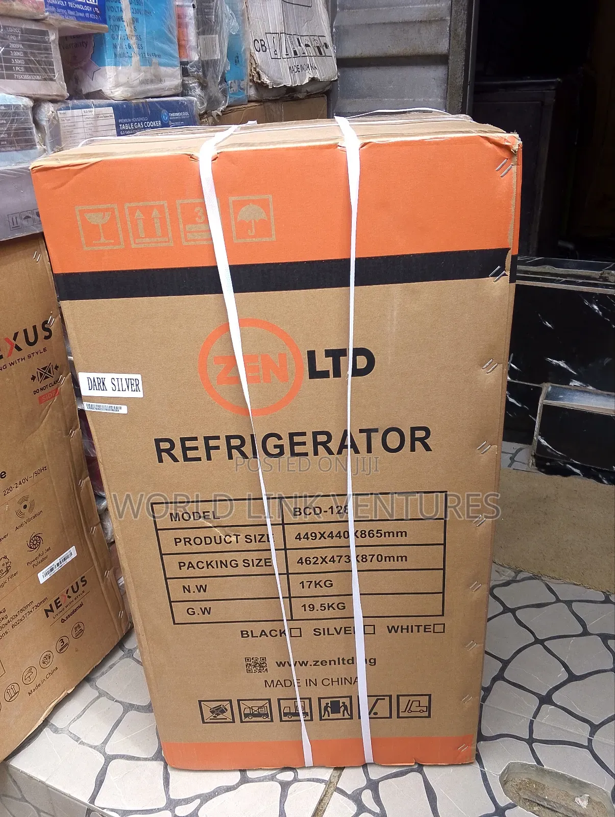 ZEN LTD Table Top Fridge 128 Liters