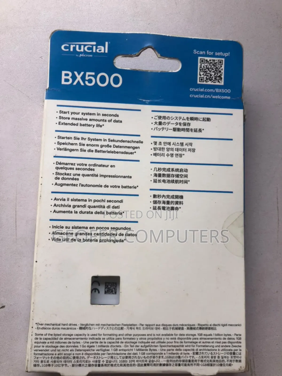 4Tb Crucial SSD Sata