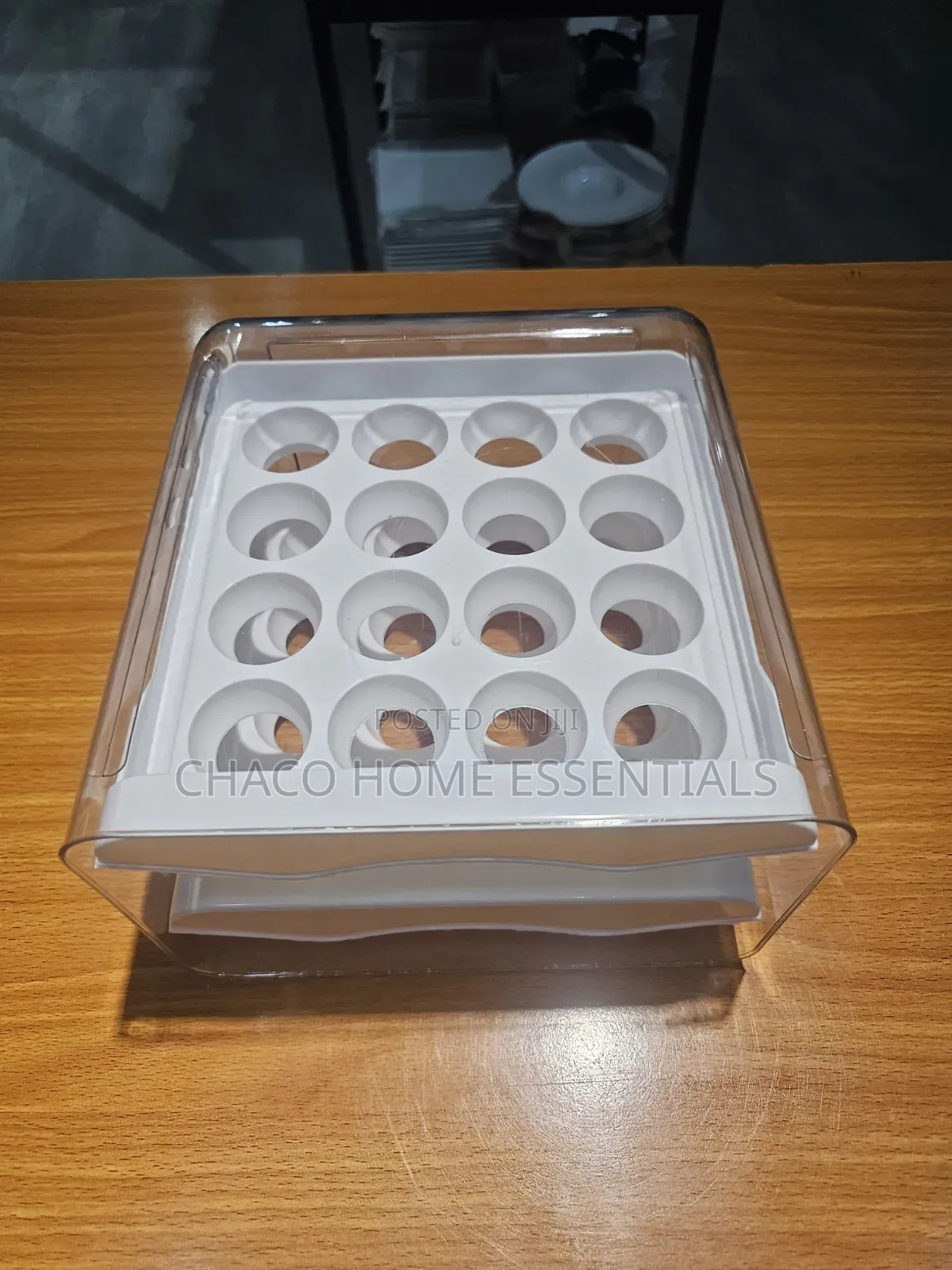 Double-Layer Acrylic Egg Storage Box