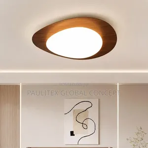 Pebble-Shaped Flush Mount Ceiling Light