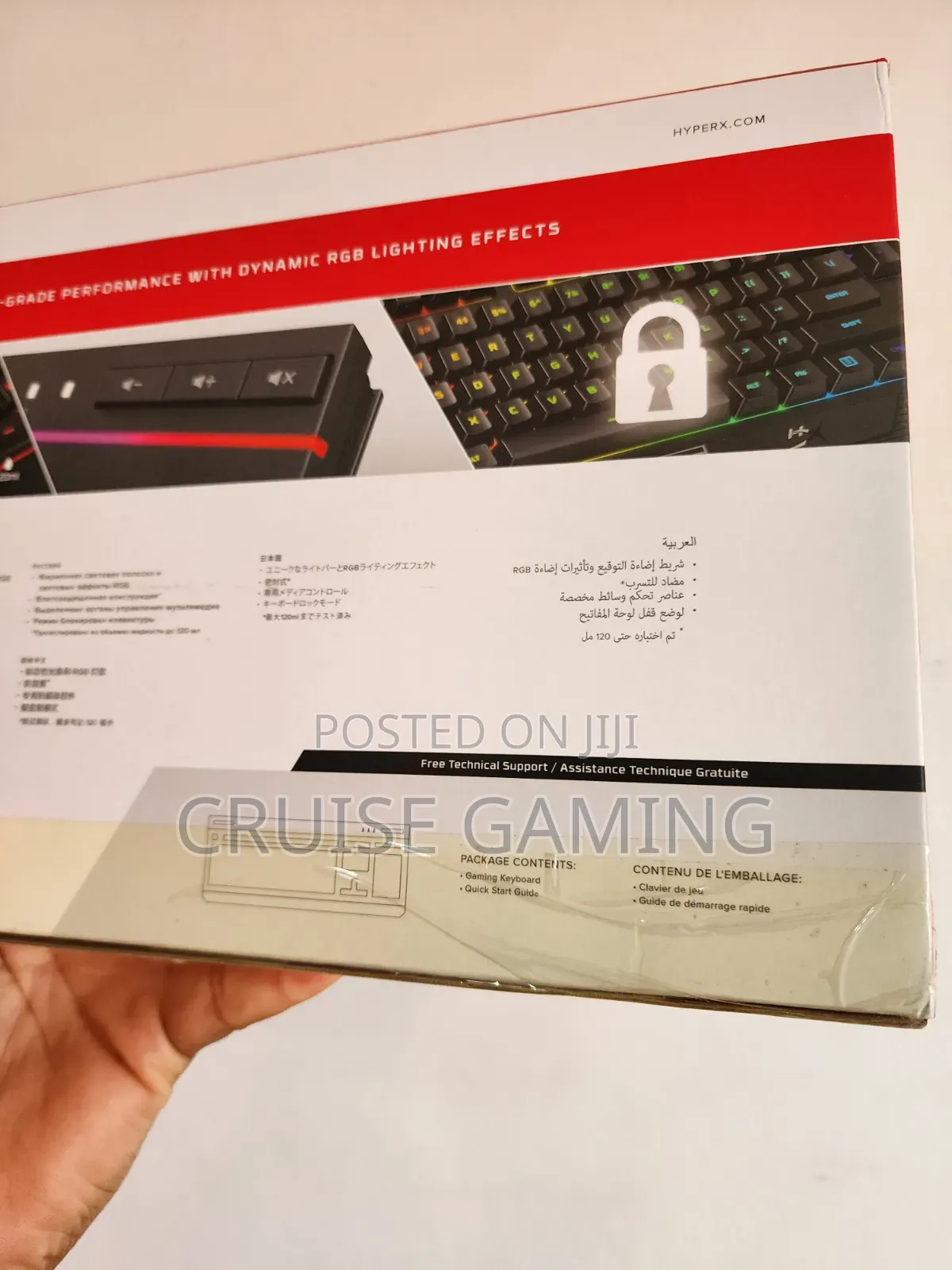 HyperX Alloy Core RGB Wired Gaming Keyboard for Computer PC Xbox PS