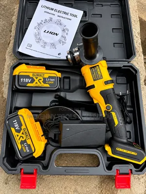 DeWALT 118V Cordless Angle Grinder Kit | 2 Batteries Charger