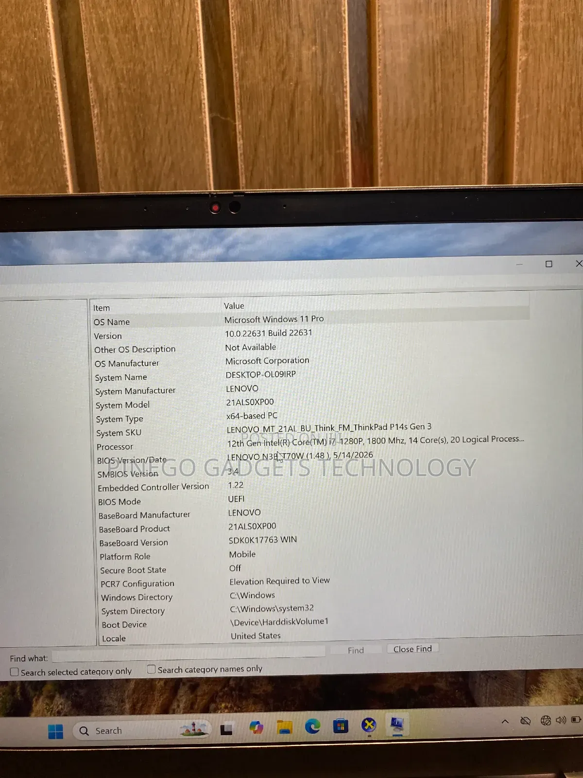 Laptop Lenovo ThinkPad P14s 16GB Intel Core i7 SSD 512GB