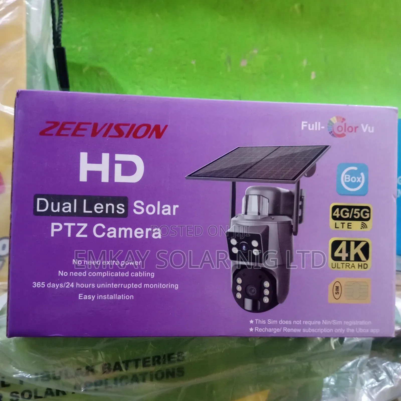 Dual Lens Solar PTZ Camera