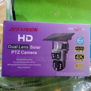 Dual Lens Solar PTZ Camera