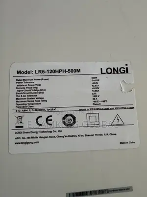 500watt Longi Monofacial Solar Panels