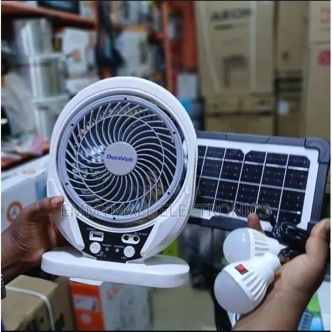 Solar Table Fan 7inches