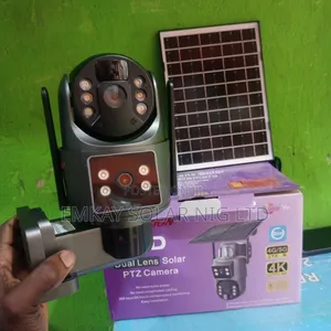 Double Lens PTZ Solar Camera