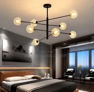 Gold-Finish Branch Chandelier