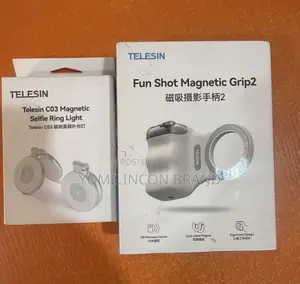 Telesin Fun Shot Magnetic Grip 2 + Magnetic Ring Light