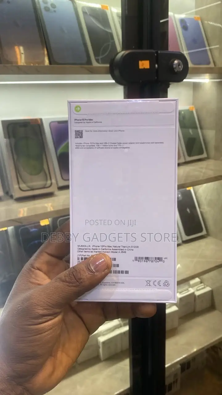 New Apple iPhone 15 Pro Max 512 GB Black