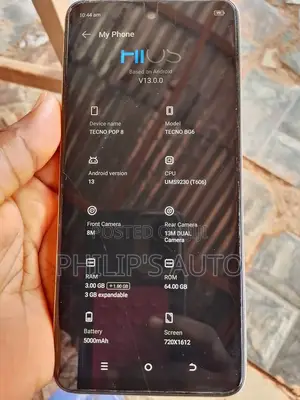 Tecno Pop 8 64 GB Gold