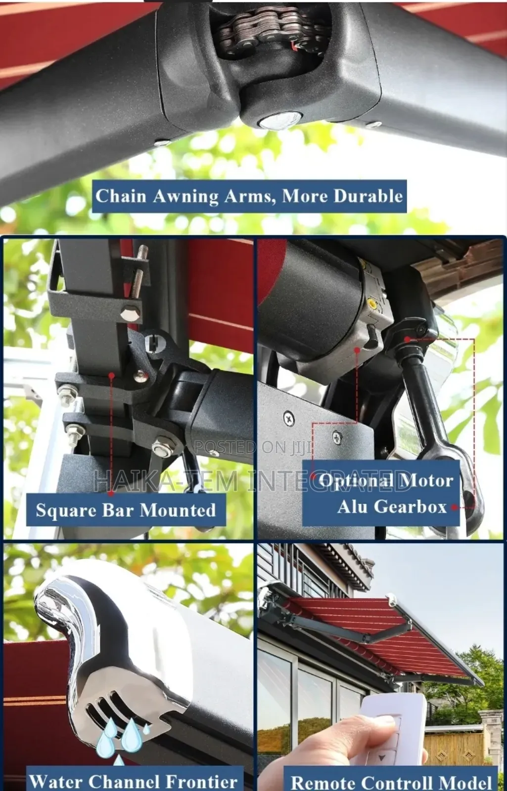 Retractable Folding Awning Canopy
