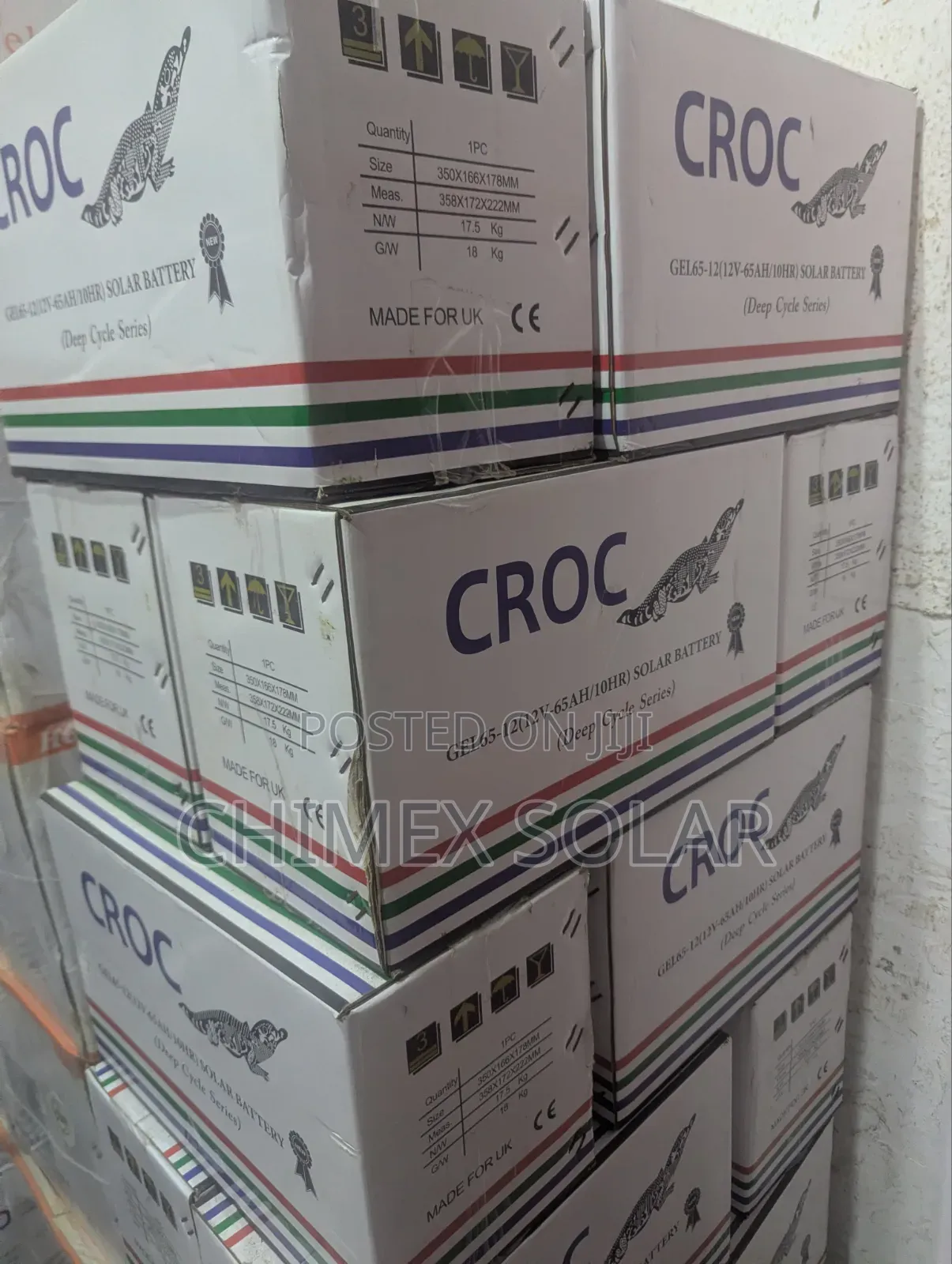 65Ah CROC Batteries