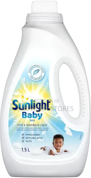 Sunlight Gentle Baby Auto and Hand Washing Liquid Detergent 1.5L