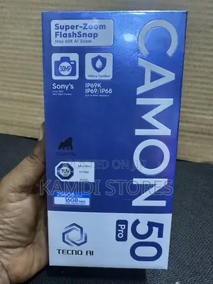 New Tecno Camon 50 Pro 256 GB Black