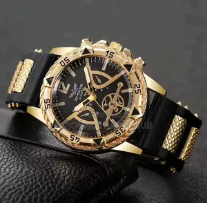 Luxury Gold Geneva Wristwatch
