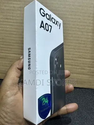 New Samsung Galaxy A07 4G 64 GB Black