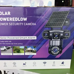 Solar Powered Smart Alarm Security Camera With 360° Features