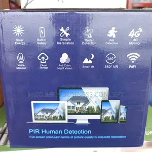 Solar Powered Smart Alarm Security Camera With 360° Features