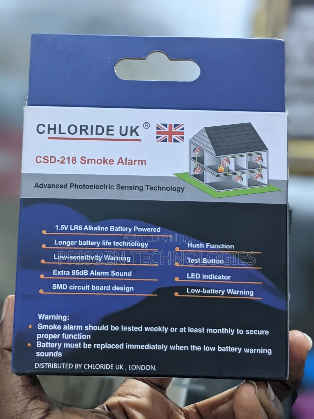 Chloride UK Optical Smoke Alarm