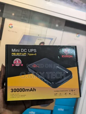 Kvron 30,000mAh Mini DC UPS Router Power Bank