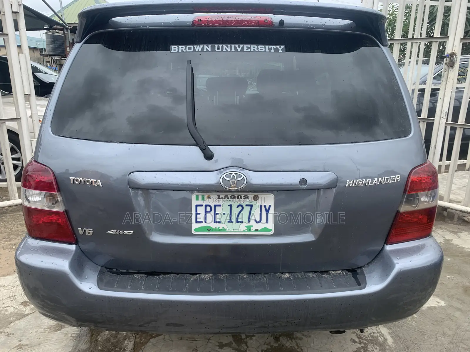 Toyota Highlander 4x4 2007 Gray