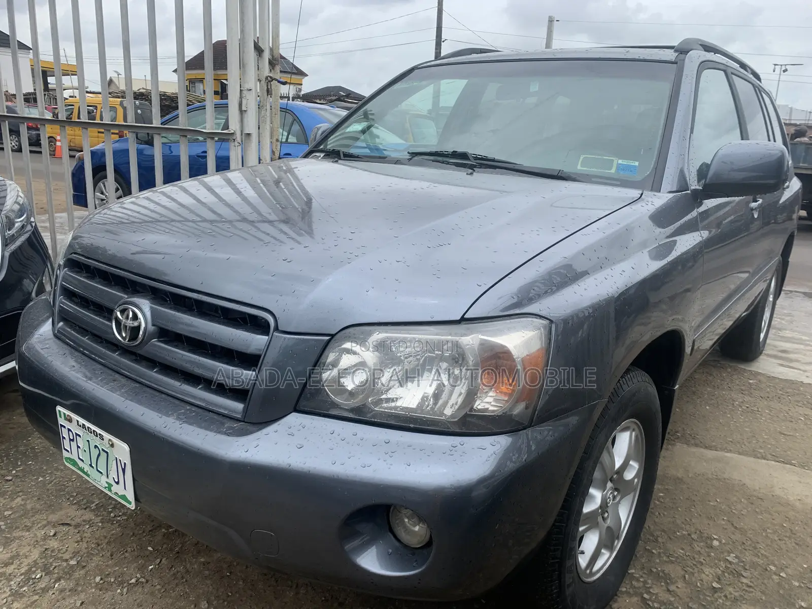 Toyota Highlander 4x4 2007 Gray