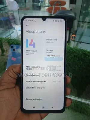 Xiaomi Poco C65 256 GB Black