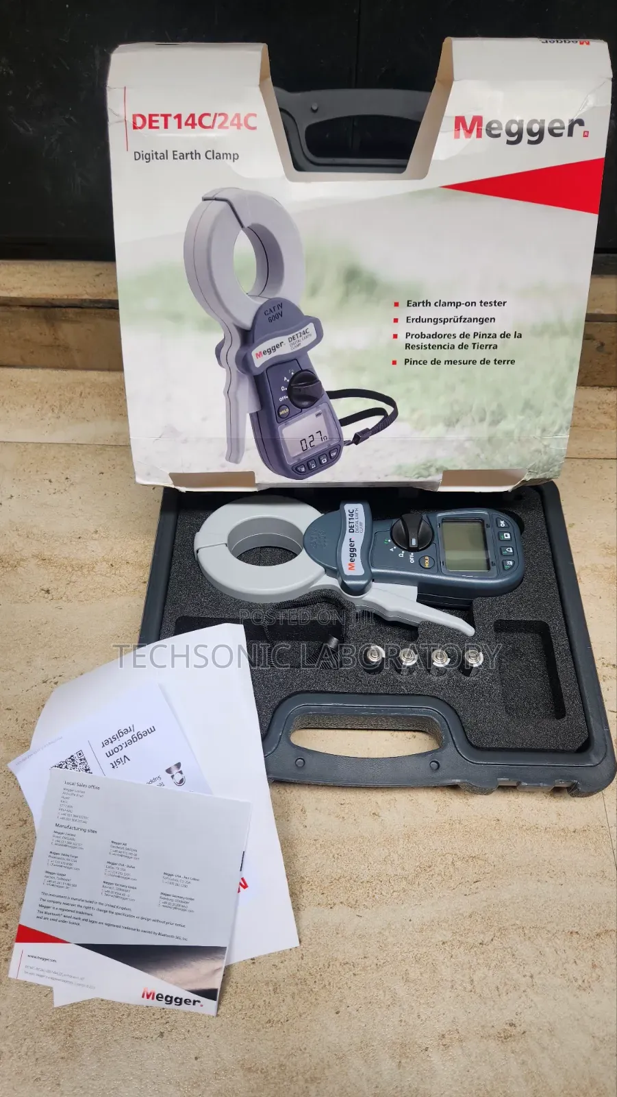 Megger Det24c Digital Earth Clamp