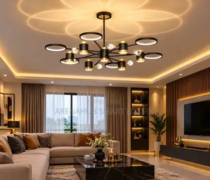 New LED Chandelier Lustre Living Room Bedroom Home Interior Modern